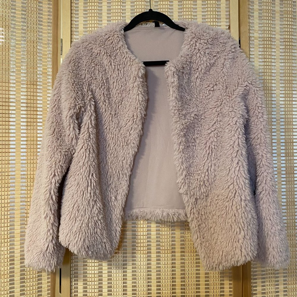 H&M Fuzzy Pink Jacket